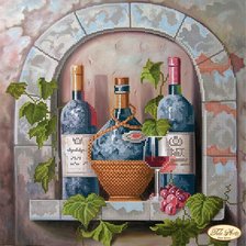 натюрморт с вином