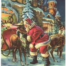 Схема вышивки «papa noel»