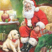 Схема вышивки «santa claus»