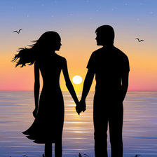 Схема вышивки «вместе навсегда»