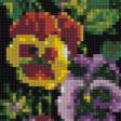 Предпросмотр схемы вышивки «анютины глазки» (№1022799)