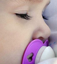 Схема вышивки «спящая малышка»