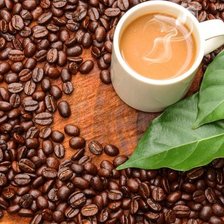 Схема вышивки «кофе»