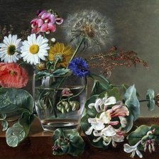 Схема вышивки «Полевые цветы»