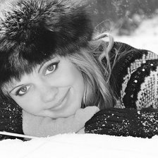 Схема вышивки «Зима)))»