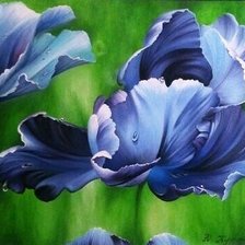 Схема вышивки «Тюльпаны Юлии Кудряшовой»