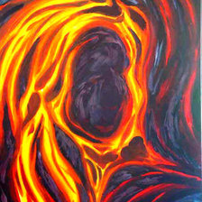 Схема вышивки «madame pele»