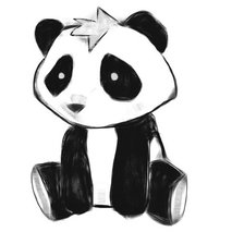 Схема вышивки «Панда»