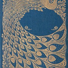 Схема вышивки «Золотой павлин»