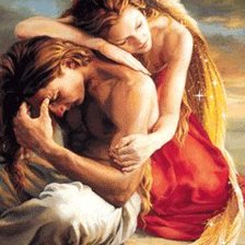 Схема вышивки «любовь ангела»