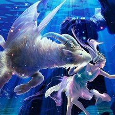 Схема вышивки «козерожка»