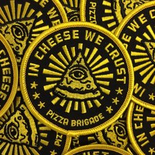 Схема вышивки «pizza brigade»