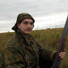 Схема вышивки «на охоте»