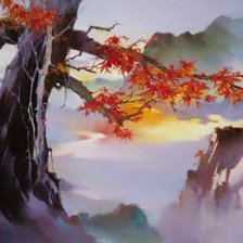 Схема вышивки «картина Hong Leung»