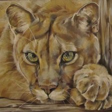 Схема вышивки «Пума»