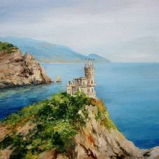 Схема вышивки «Ласточкино гнездо»