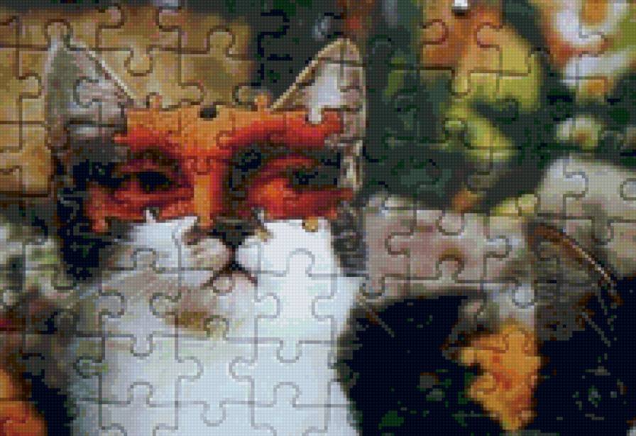 КотоЛиза - кошки, кот, мона лиза, кошка, коты - предпросмотр