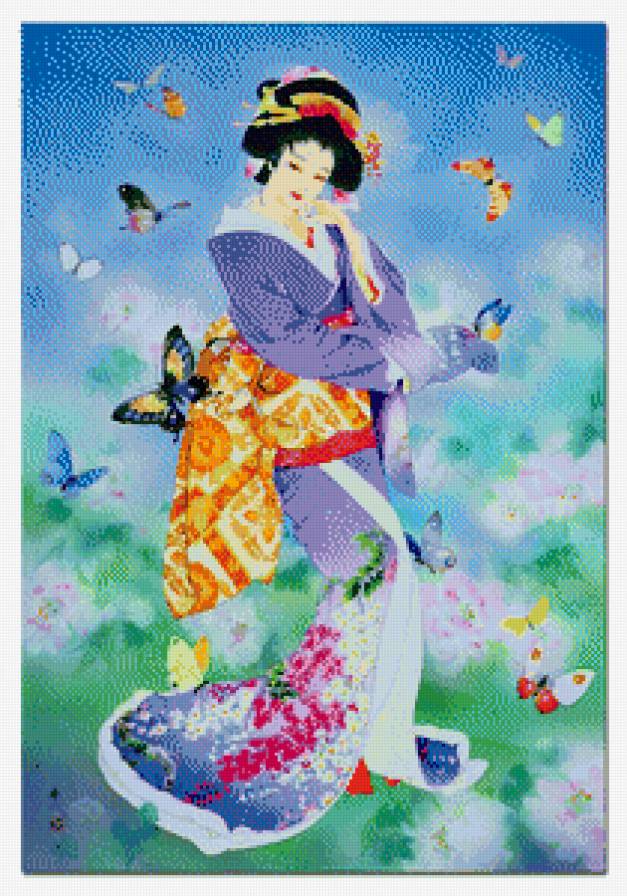 Серия "Восточная красота" - искусство, восток, картина, живопись - предпросмотр