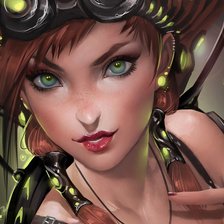 Схема вышивки «гайка»