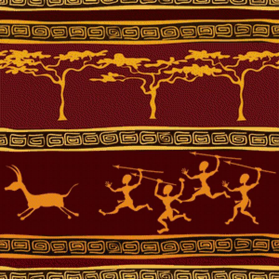 Охота - охота, этнос, африка, баобабы - предпросмотр