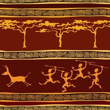 Схема вышивки «Охота»