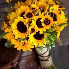 Схема вышивки «Подсолнухи»