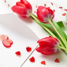 Схема вышивки «Тюльпаны»