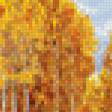 Предпросмотр схемы вышивки «золотая осень в березовой роще» (№1027021)
