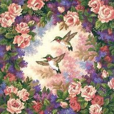 Схема вышивки «Колибри»