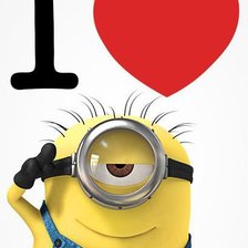 Схема вышивки «миньоны»