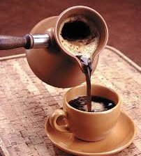 Схема вышивки «турка и кофе»