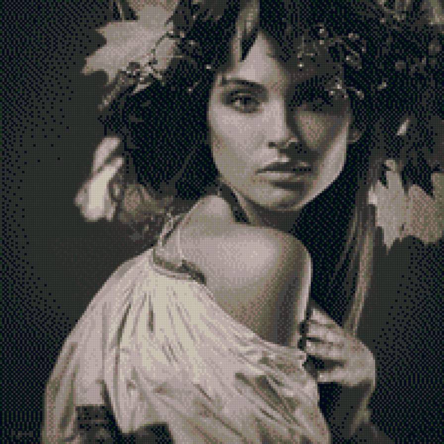 «девушка» - люди, девушки, портрет, монохром, женщина, черно-белое - предпросмотр