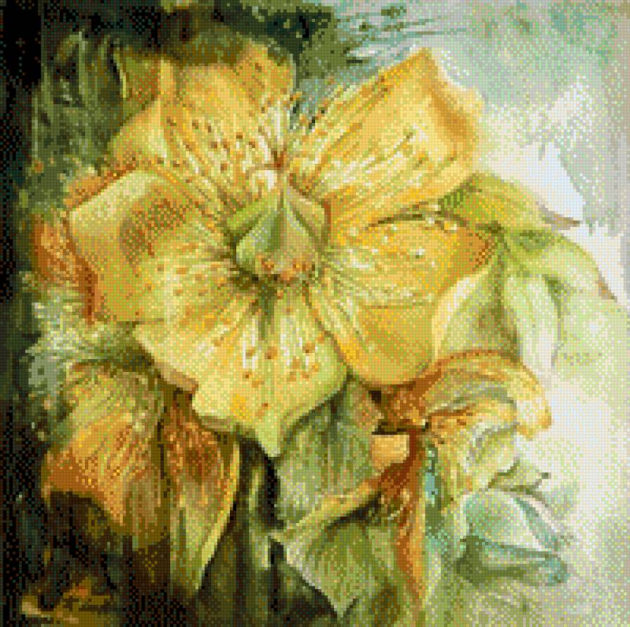 желтые цветы - предпросмотр