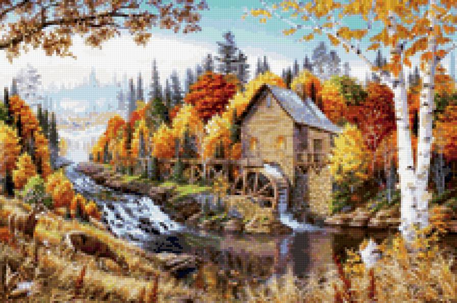 осень береза - предпросмотр