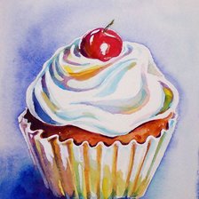 Схема вышивки «пирожное»