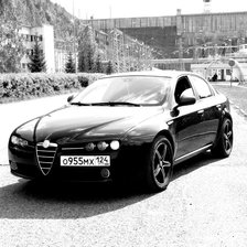 Схема вышивки «Альфа Ромео2»