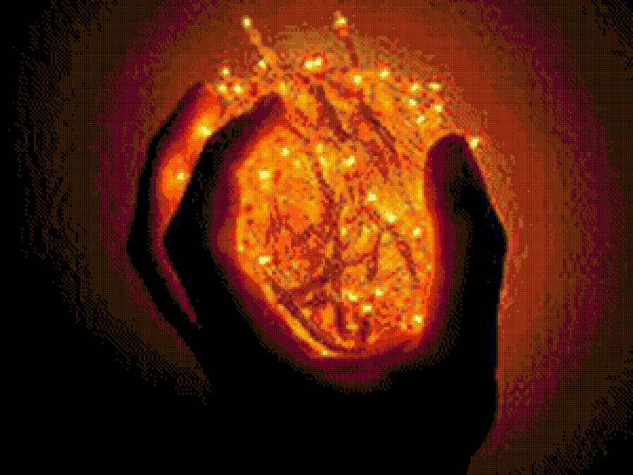 Пламенное сердце - любовь - предпросмотр