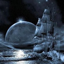 Схема вышивки «Лунный вояж»