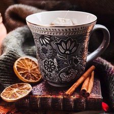 Схема вышивки «Кружечка чая»