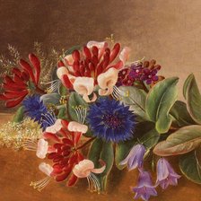 Схема вышивки «букет цветов»