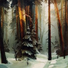 Схема вышивки «Сказочный лес»