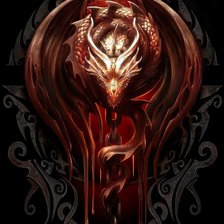 Схема вышивки «Дракон фентези»