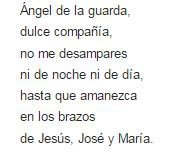 Схема вышивки «Oracion Angel de la guarda»