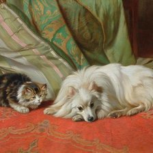 Схема вышивки «Друзья»