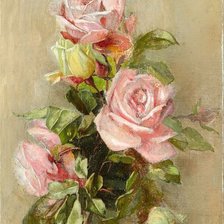 Схема вышивки «розы»