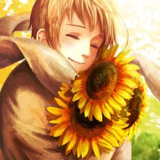 Схема вышивки «Россия и подсолнухи»