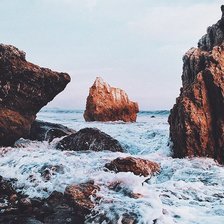 Схема вышивки «Море»