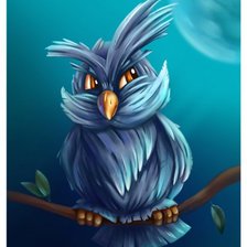 Схема вышивки «совенок»