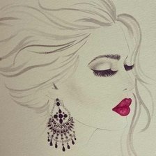 Схема вышивки «грусть»