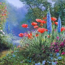 Схема вышивки «картины художников»